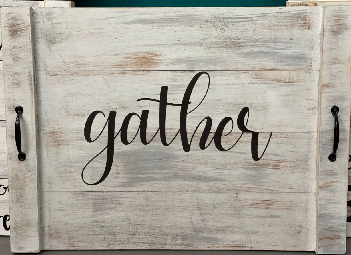 Gather White Distressed Farmhouse Stove Top Cover Noodle Board – Polka Dots  and Paislees