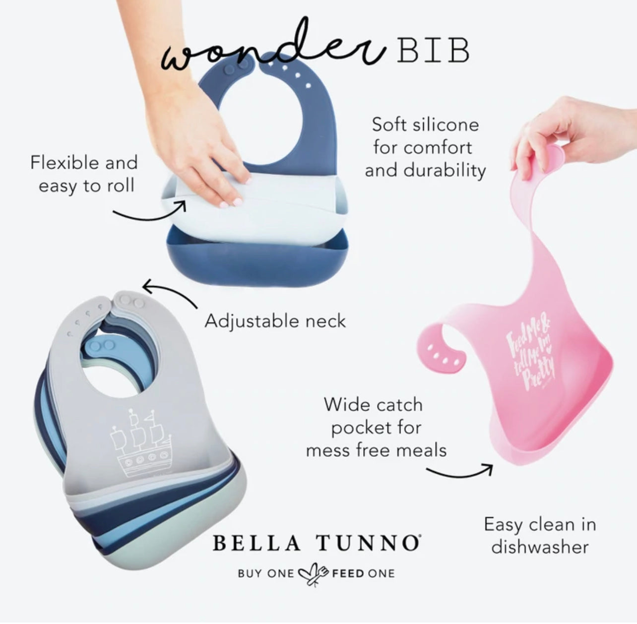 Yay Or Neigh Silicone Bib