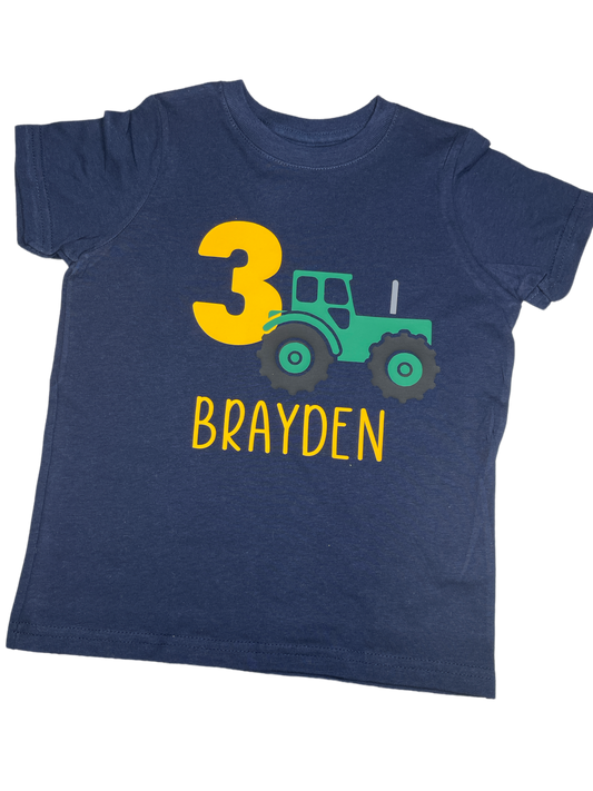 Tractor Birthday Tee