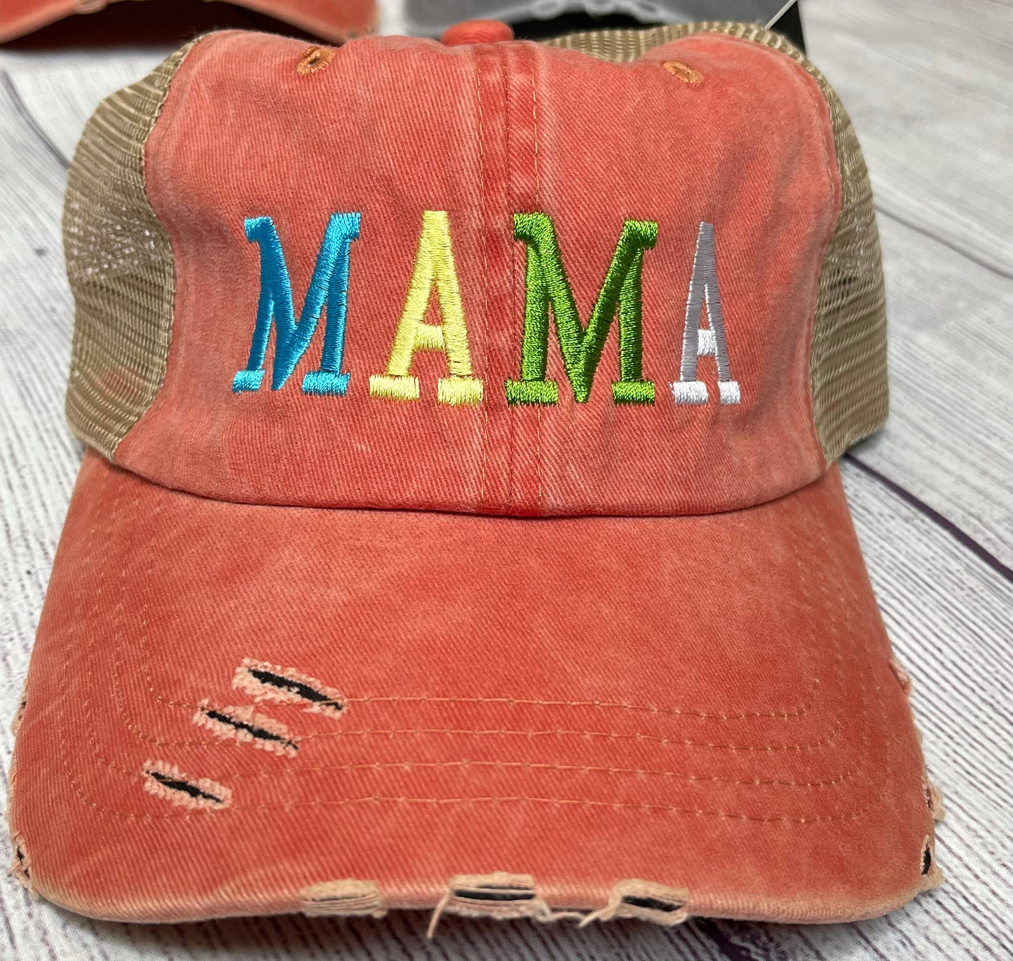 Mama Distressed Cap