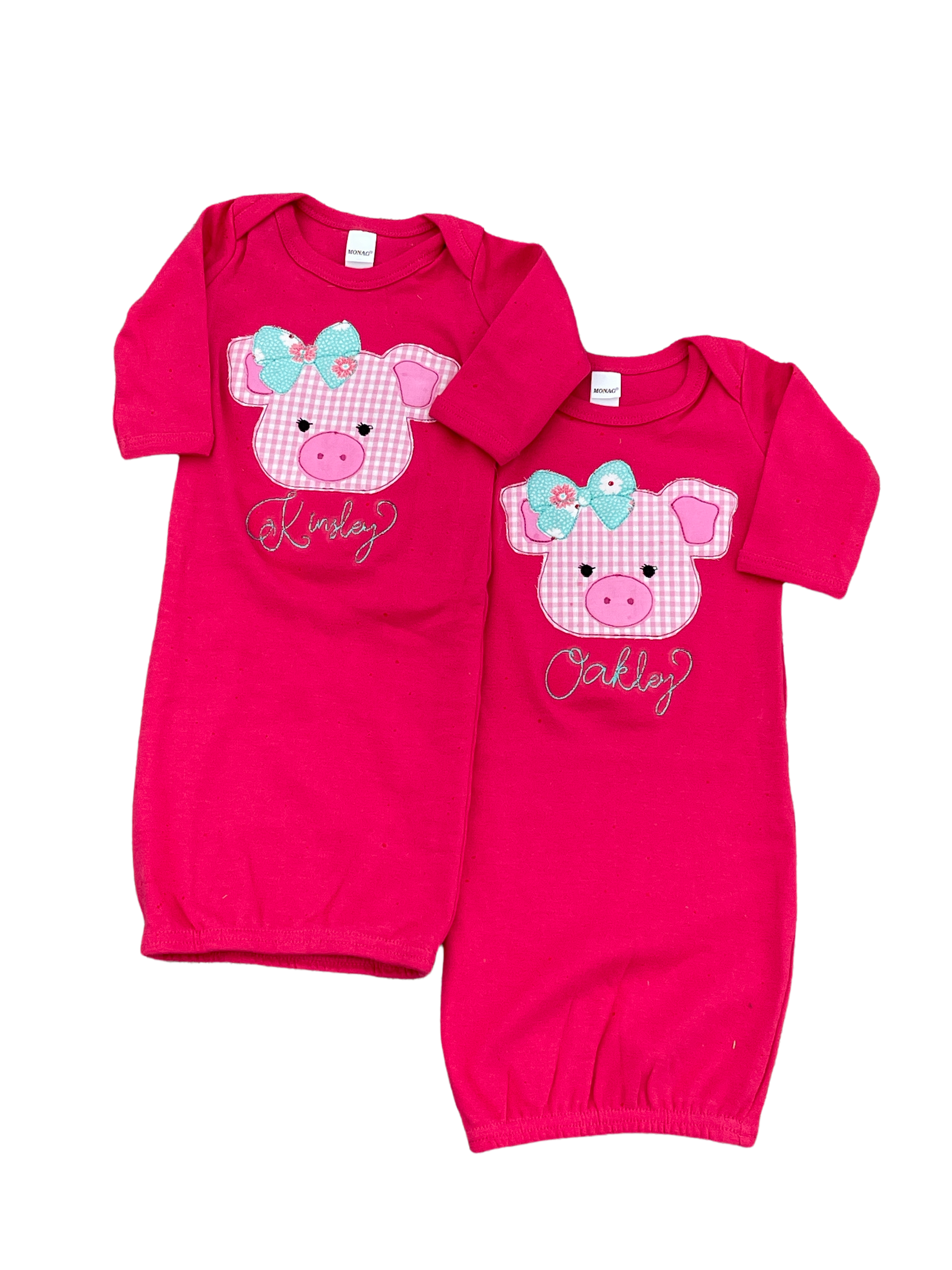 Customized Piggie Baby Gown