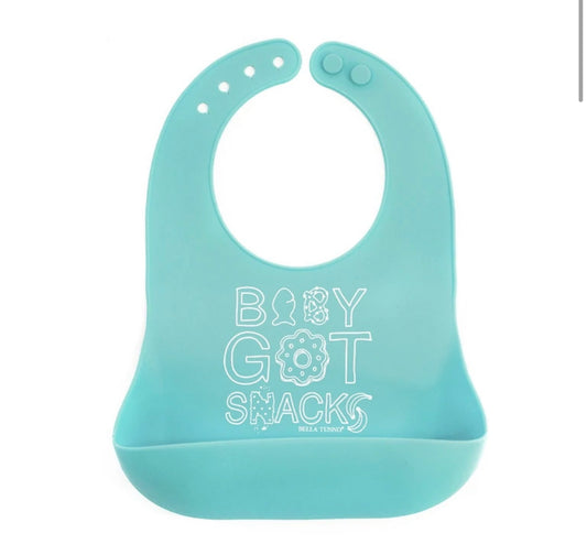 Baby Got Snacks Silicone Bib