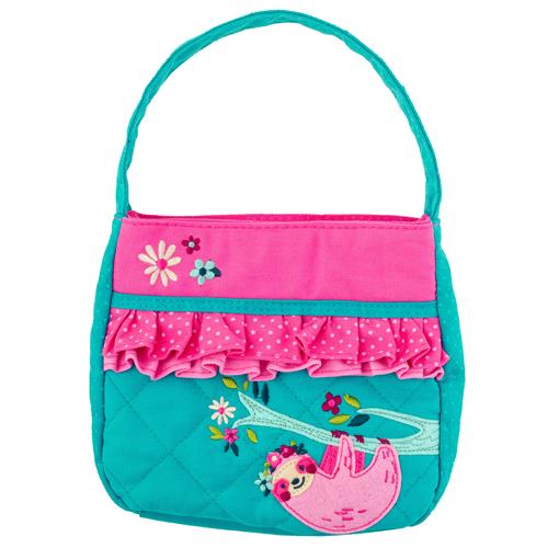 Sloth Quilted Purse