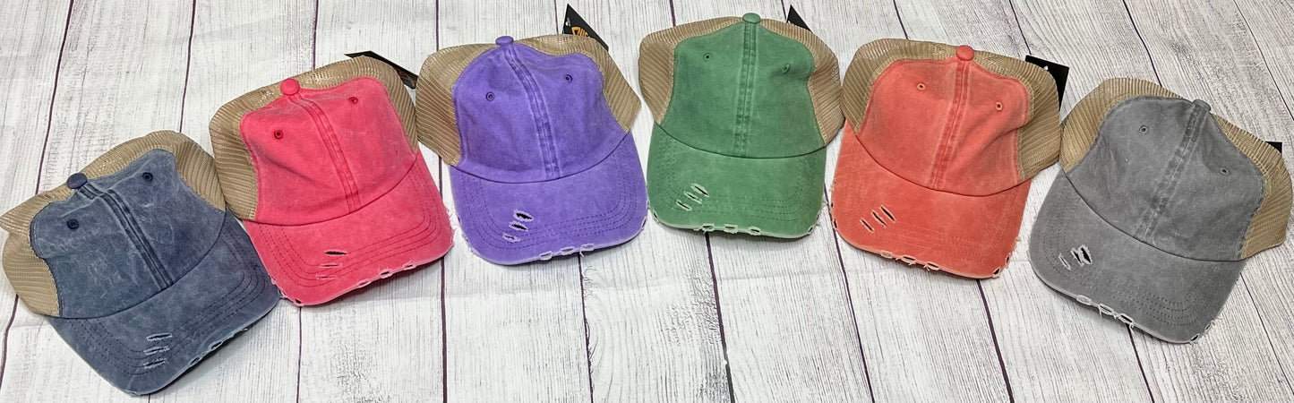 Mama Distressed Cap