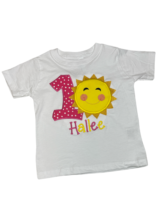 Sunny One Birthday Party Tee