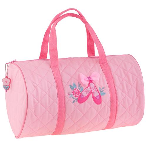 Stephen Joseph Pink Ballet Quilted Duffle Bag