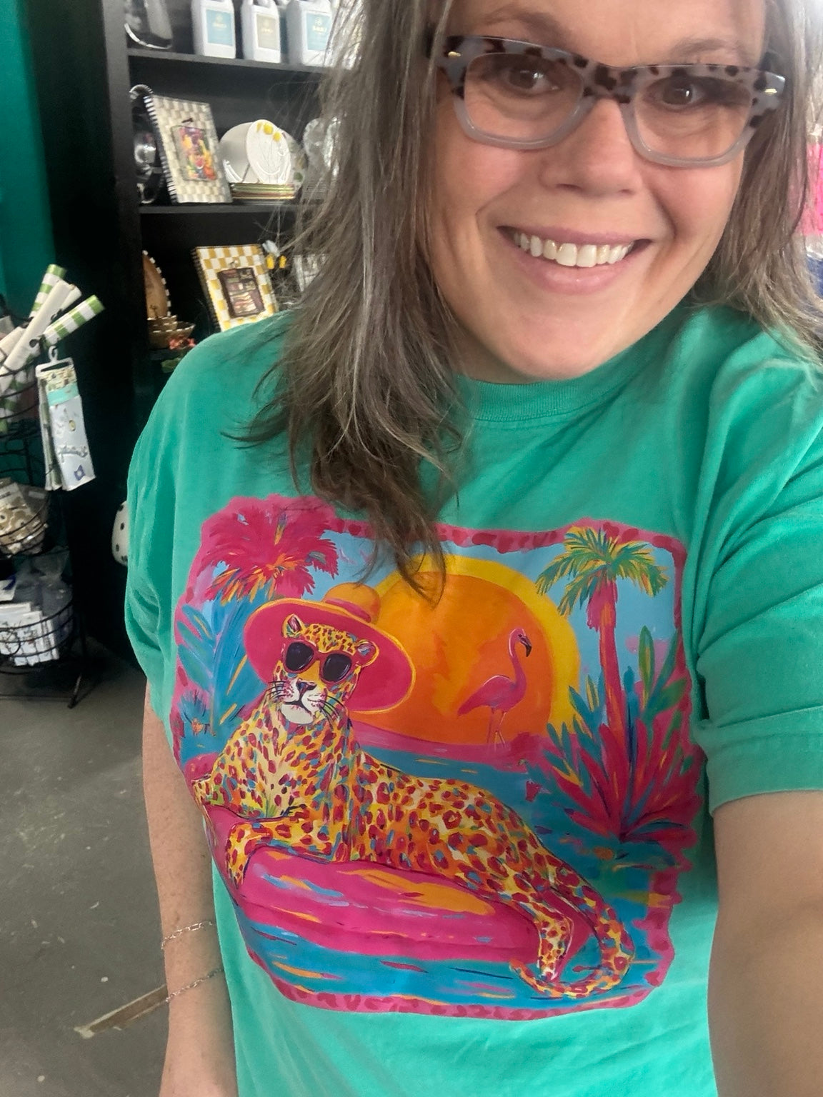 Wild Side Summer Leopard Graphic Tee