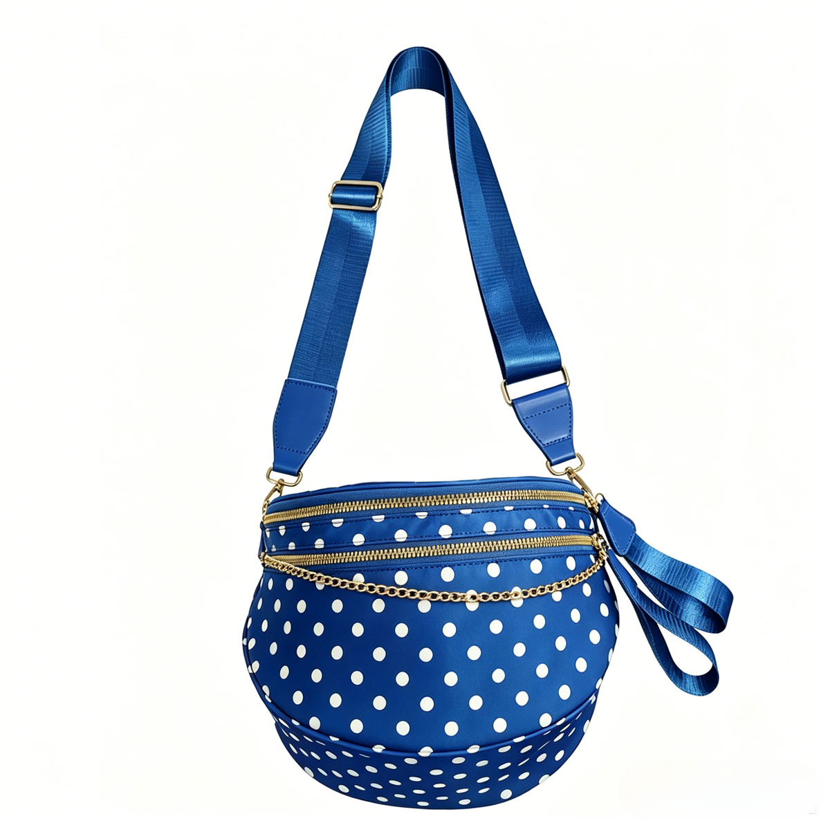 Chain Decor Leaf Camo Print Bum Bag Crossbody
