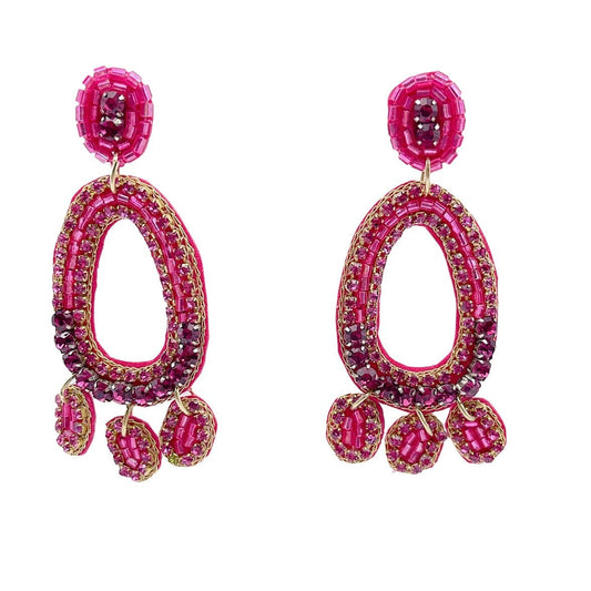 Ava pink Earrings