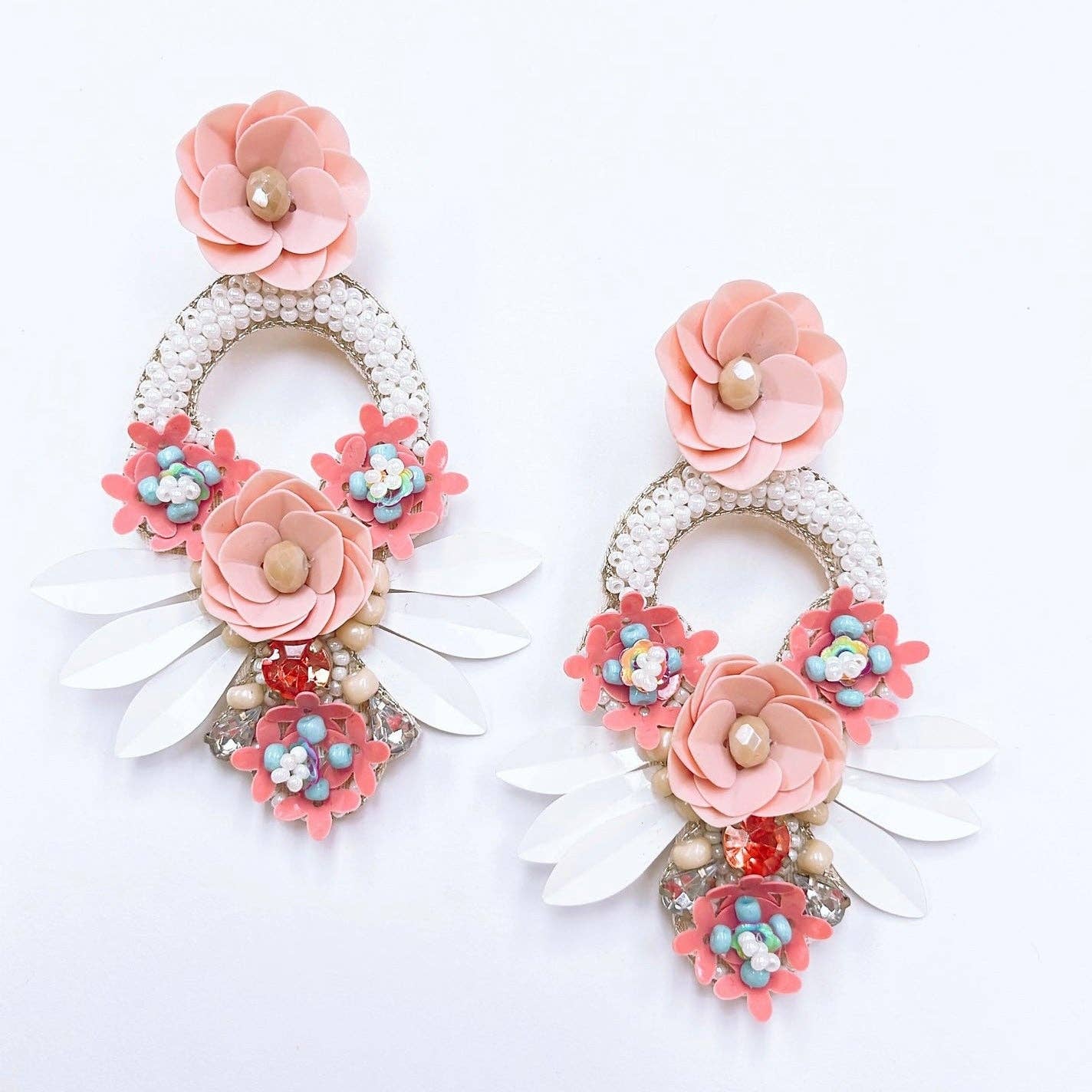 Dragonfly pink Earrings