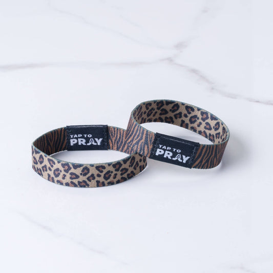 Tap To Pray™ Wristbands - Safari Leopard
