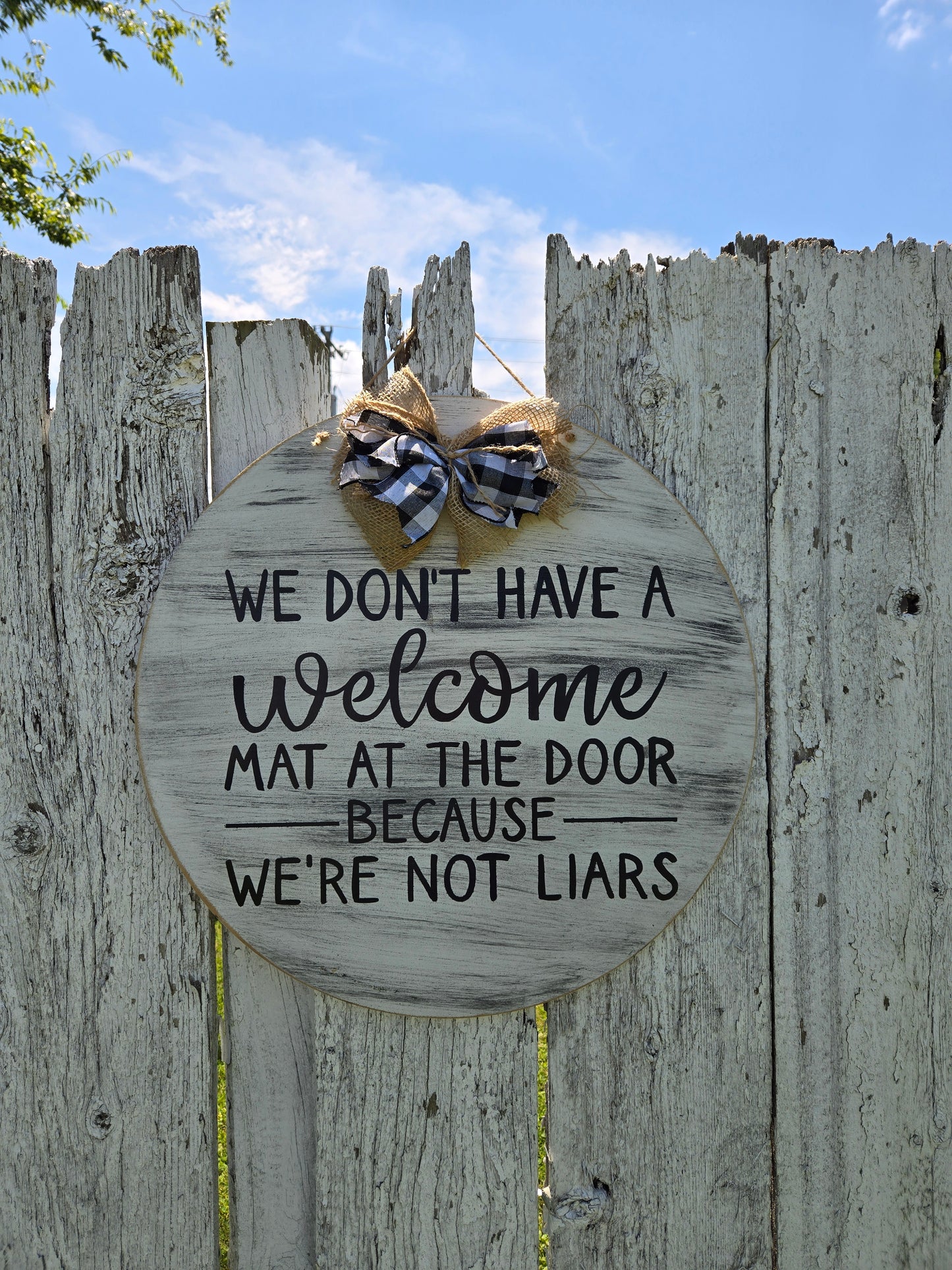 We're not Liars Door Hangers