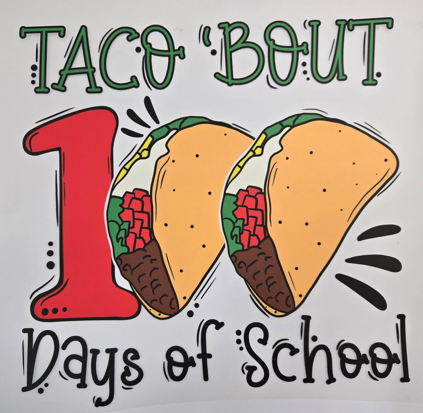 100 Days of School Mystery Tee Sale