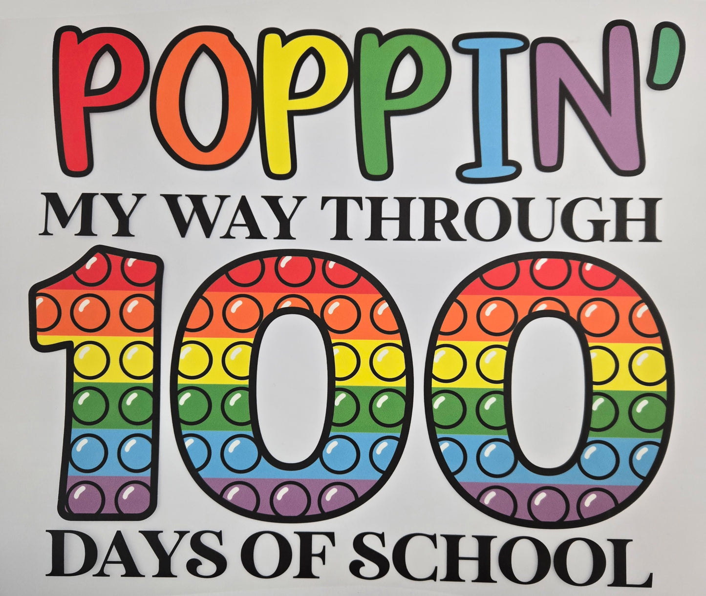 100 Days of School Mystery Tee Sale