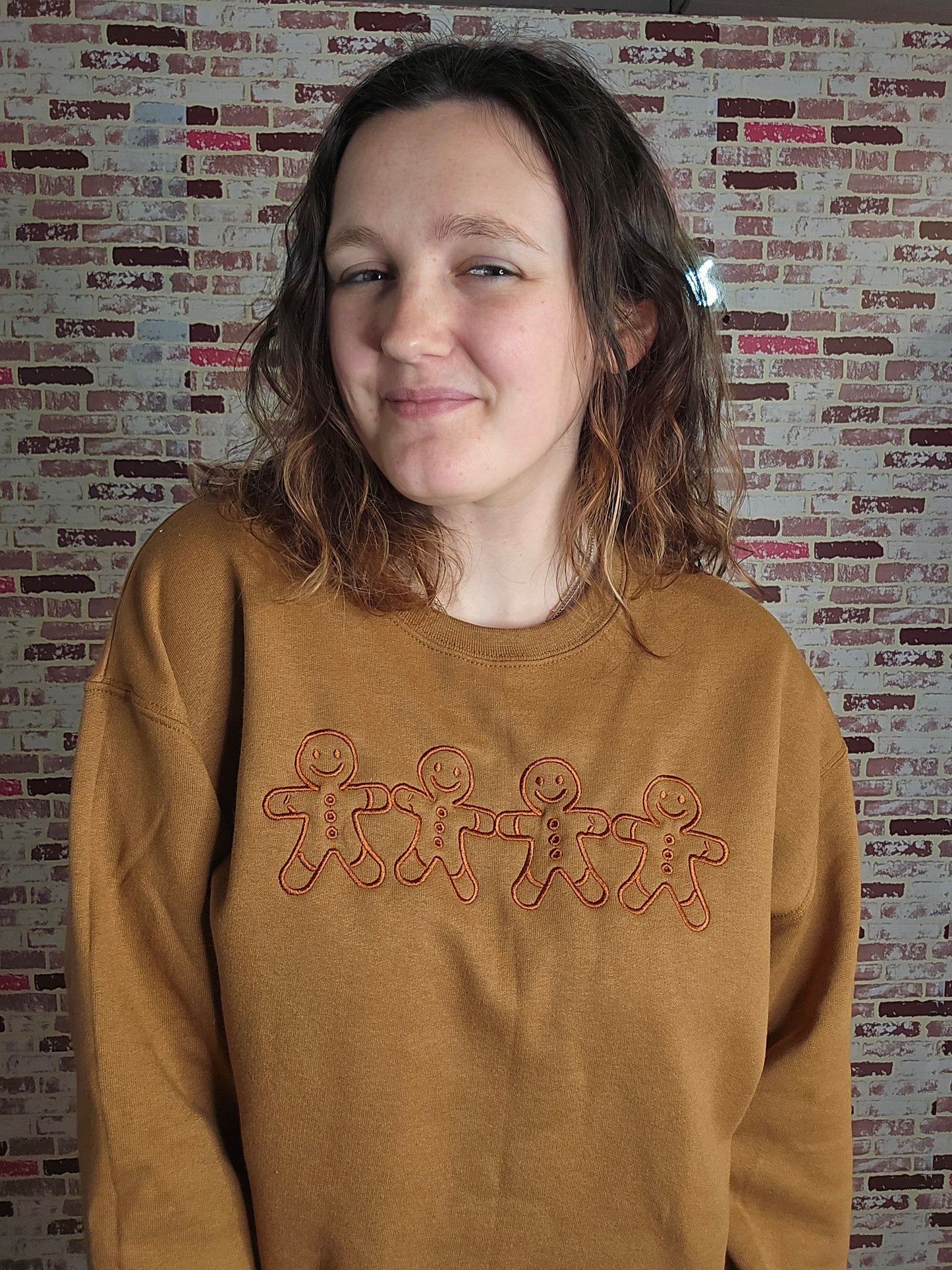 Gingerbread man sweatshirt