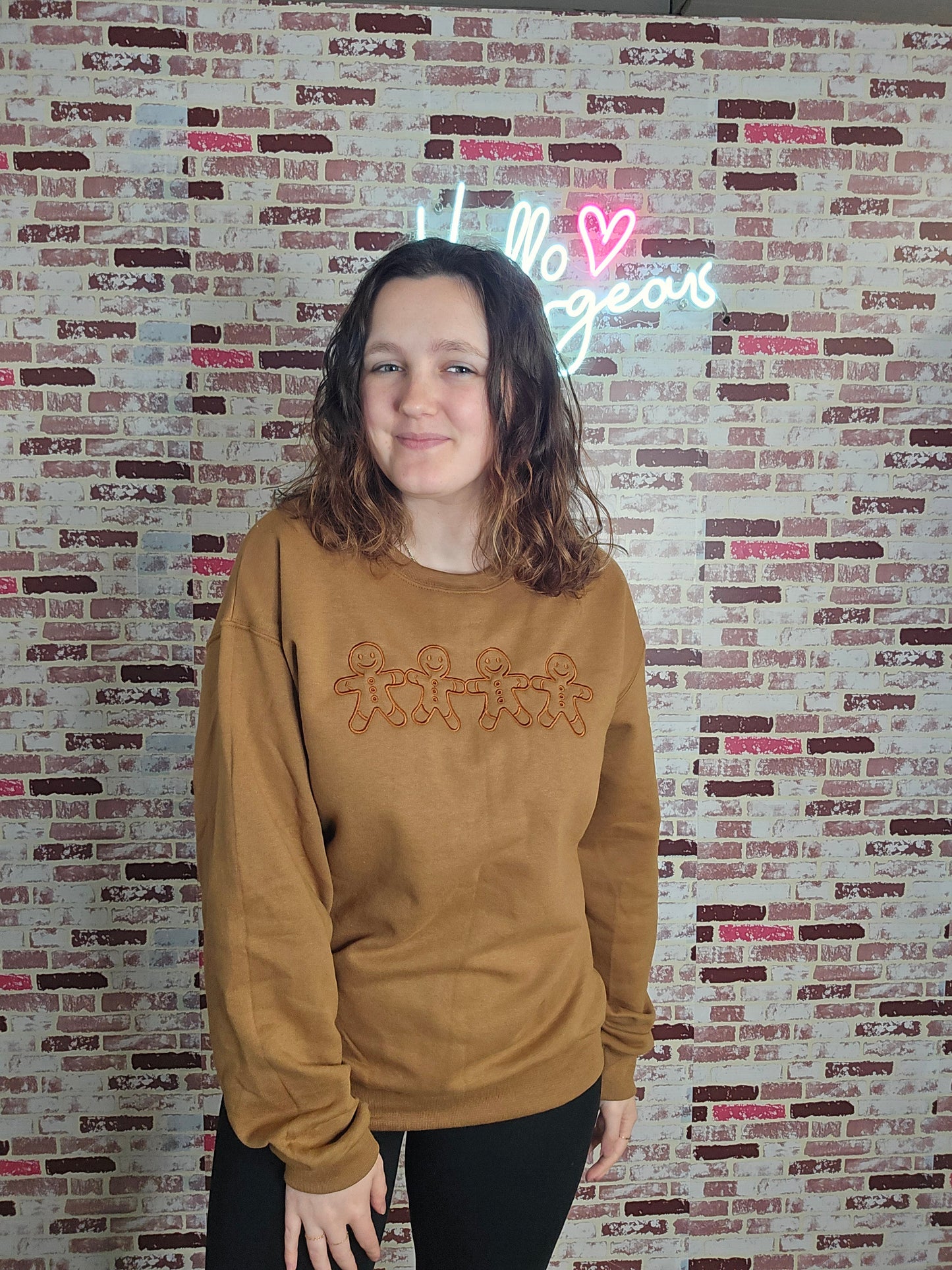 Gingerbread man sweatshirt