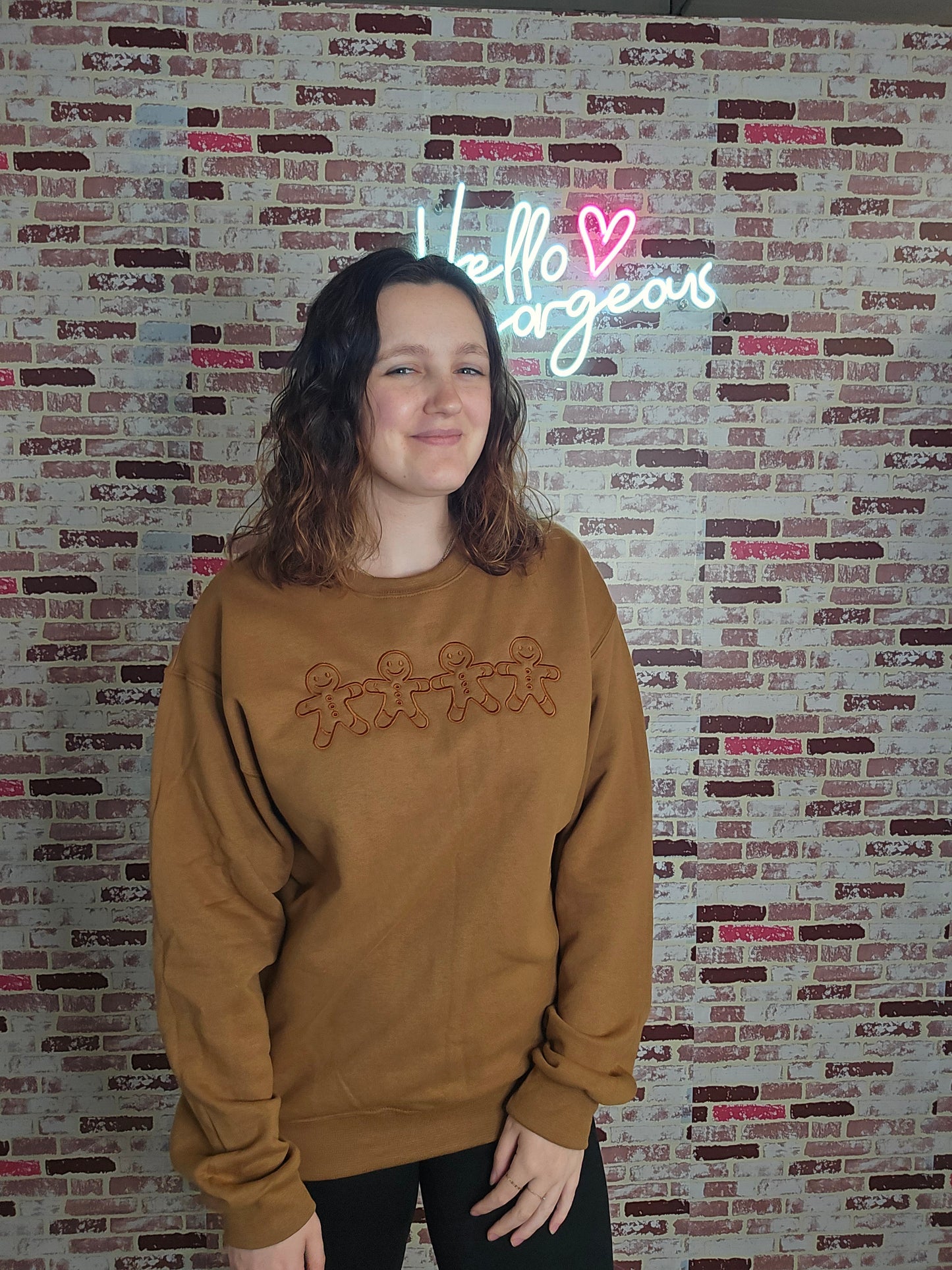 Gingerbread man sweatshirt