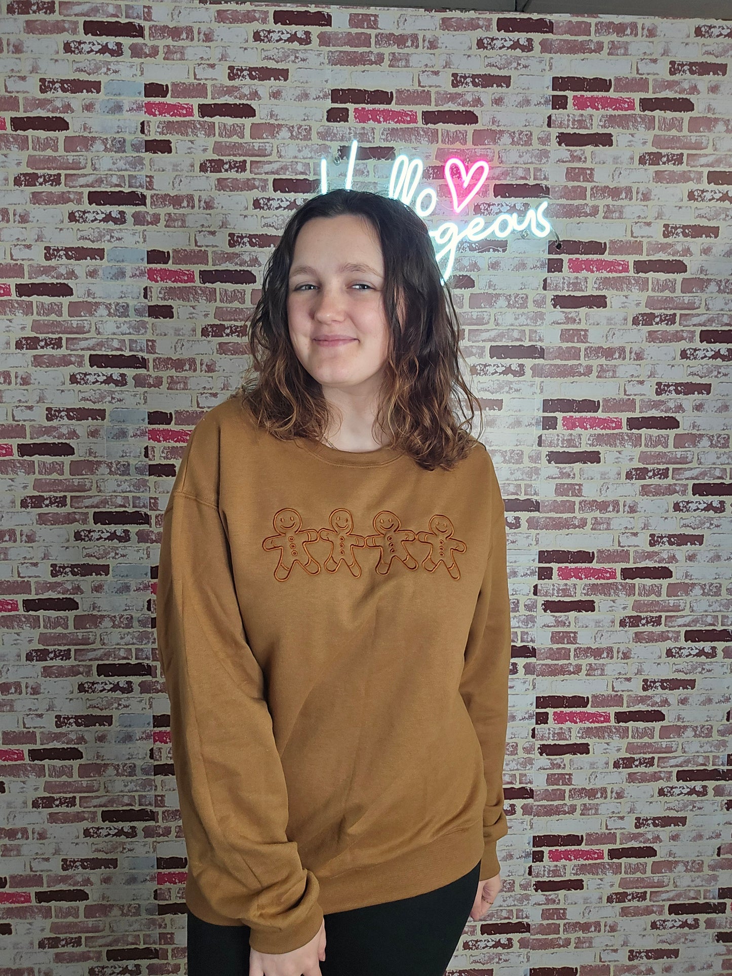 Gingerbread man sweatshirt