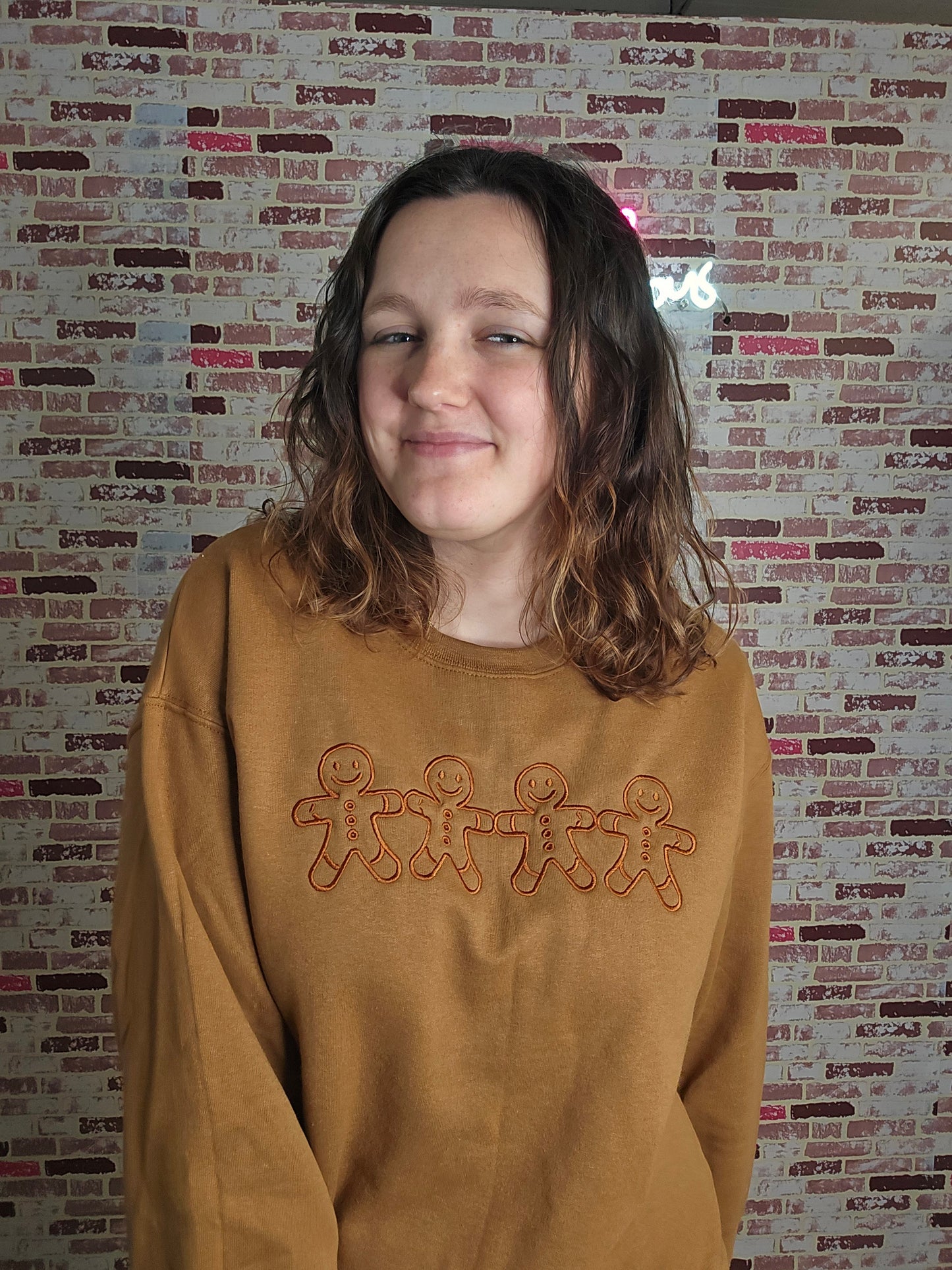 Gingerbread man sweatshirt