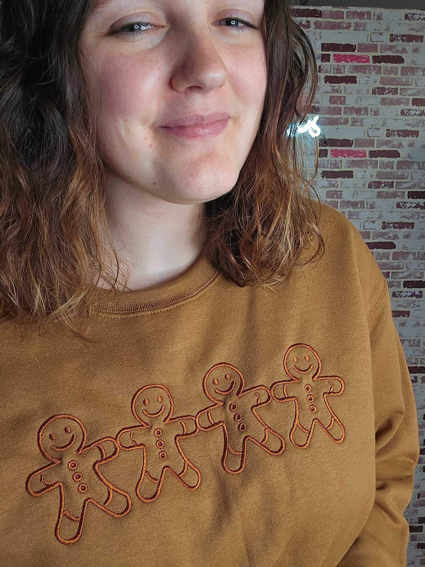 Gingerbread man sweatshirt
