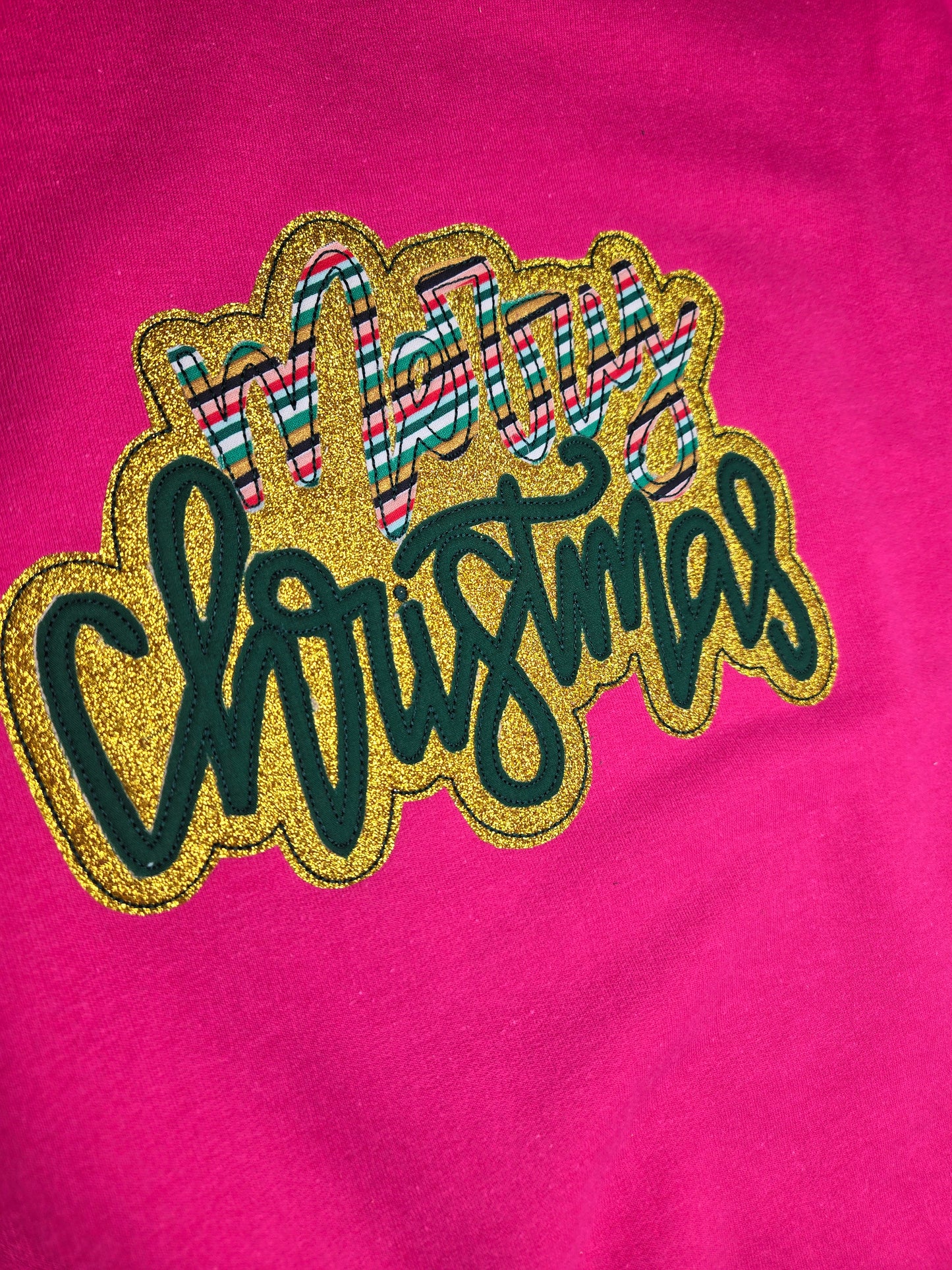 pink merry christmas