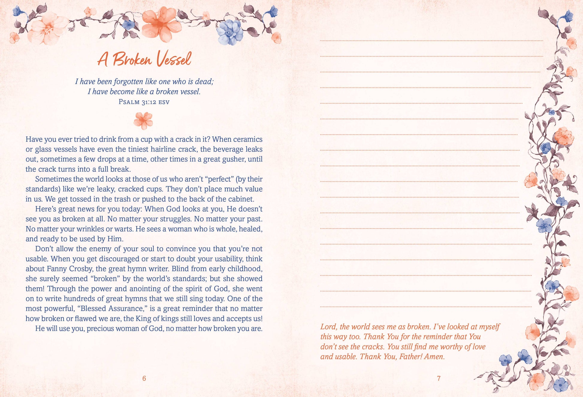 The Waymaker Devotional Journal – Polka Dots and Paislees
