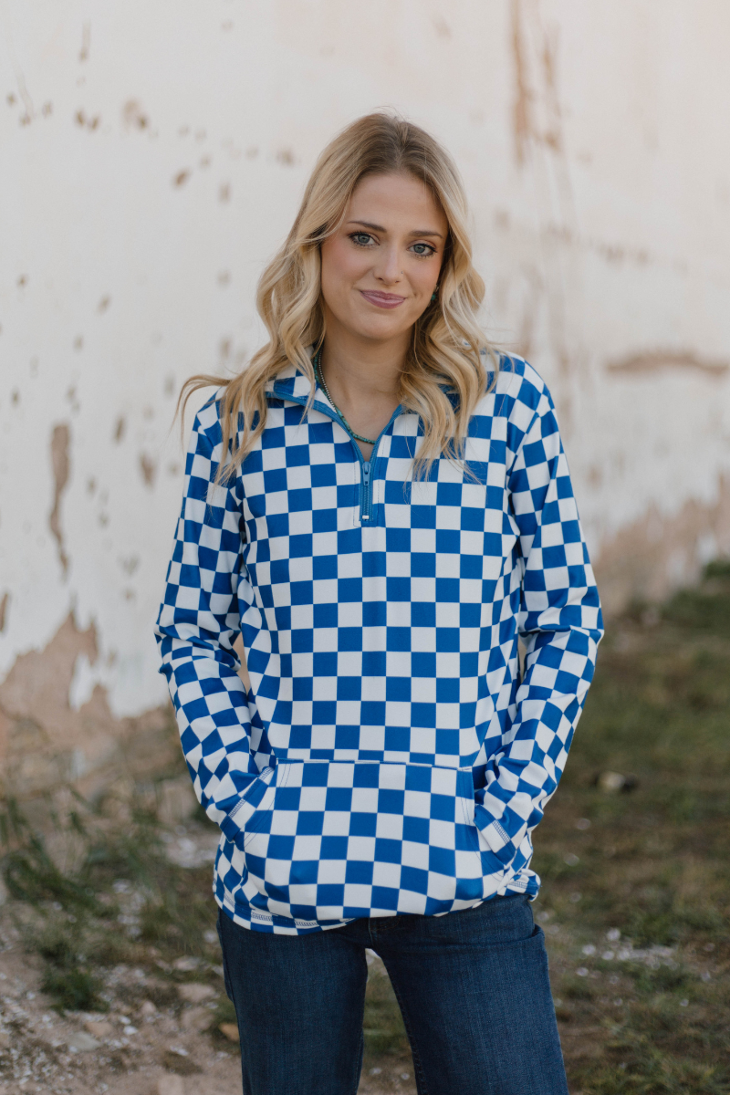 Blue Pep Rally Pullover