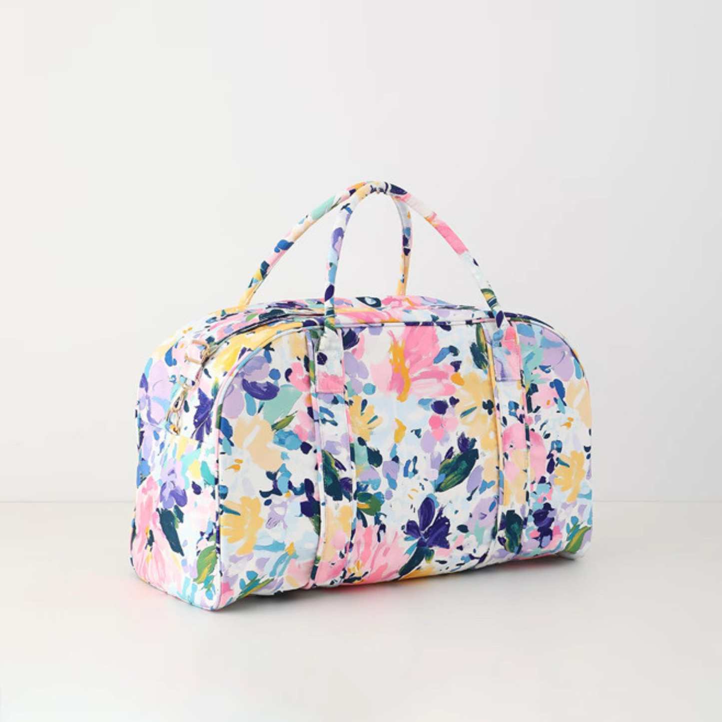 Floral Weekender Duffel Bag Sunset Meadow