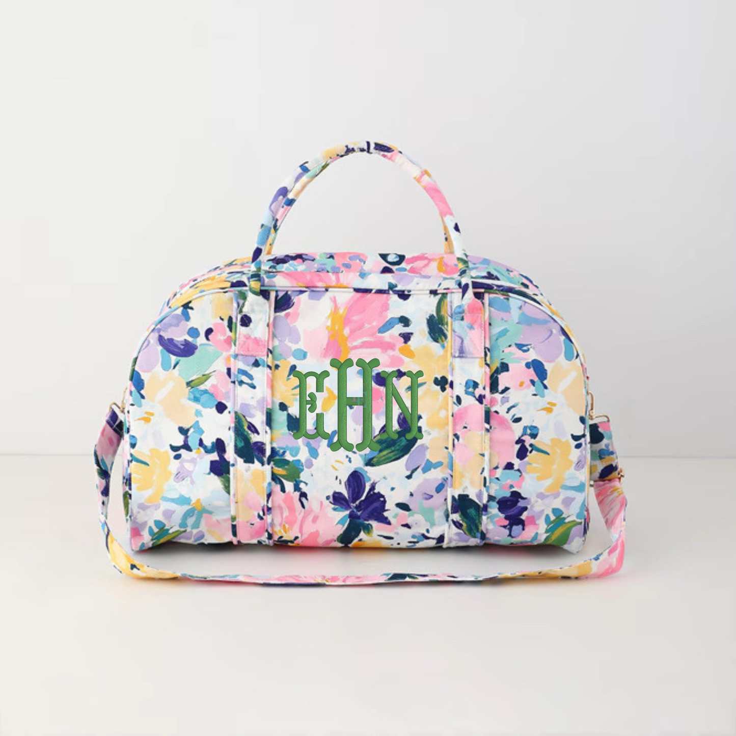 Floral Weekender Duffel Bag Sunset Meadow