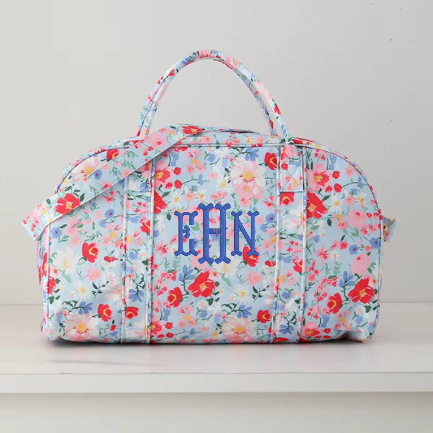 Floral Weekender duffel Bag Rosy Garden