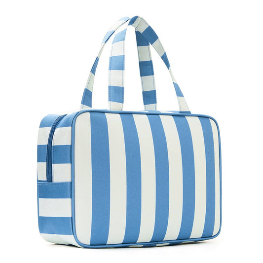Large Storage Bag Striped Cosmetic Bag