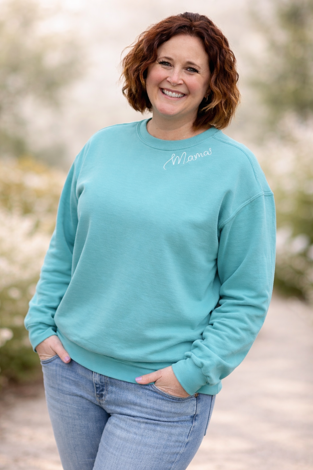 Mama Neckline Sweatshirt
