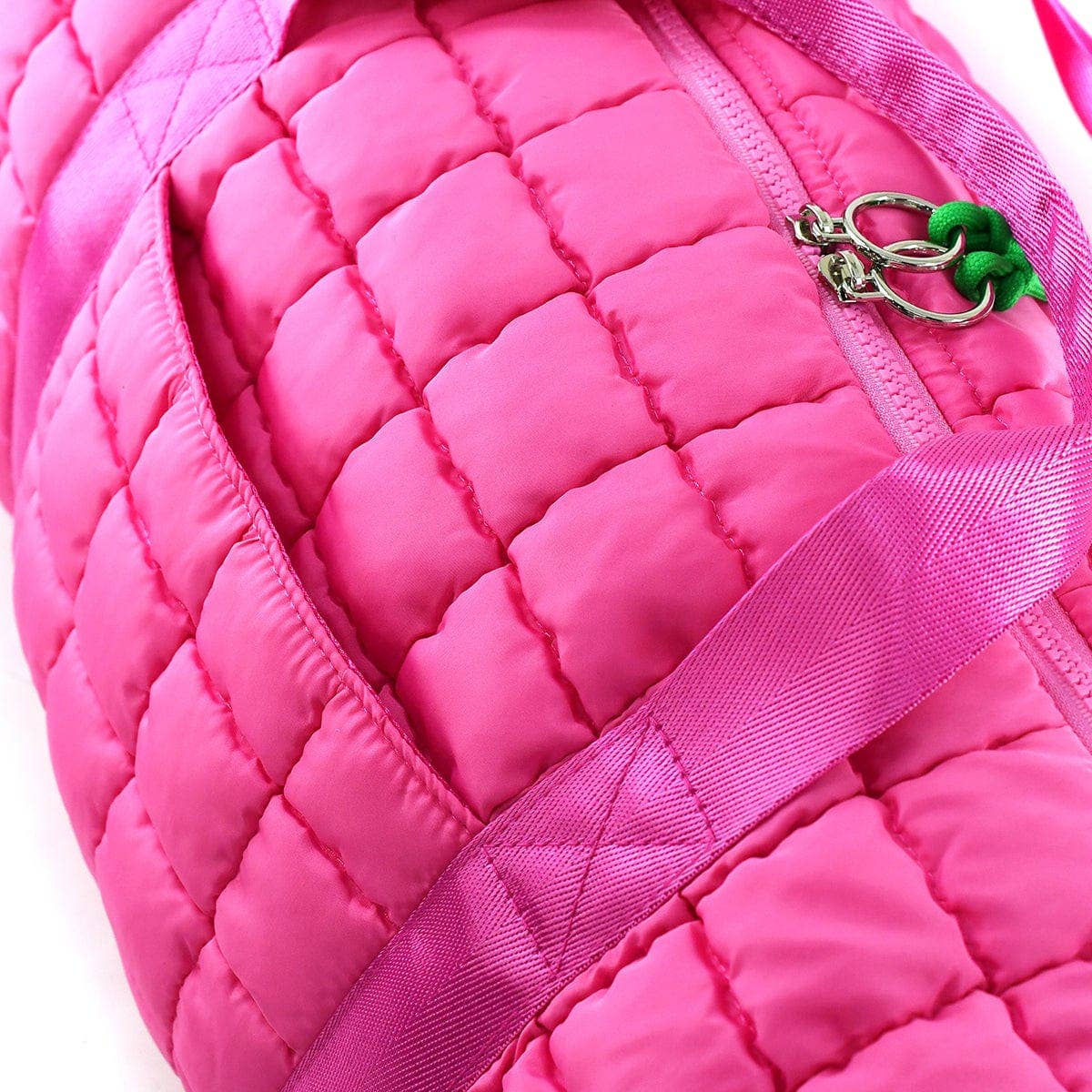 Quilted Puffer Weekender Bag