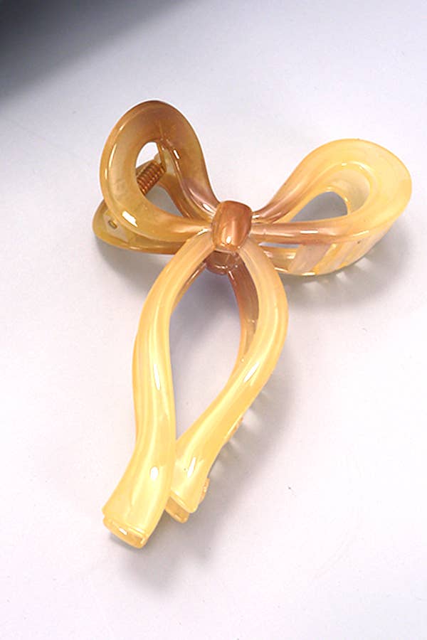 MATTE BOW HAIR CLIP