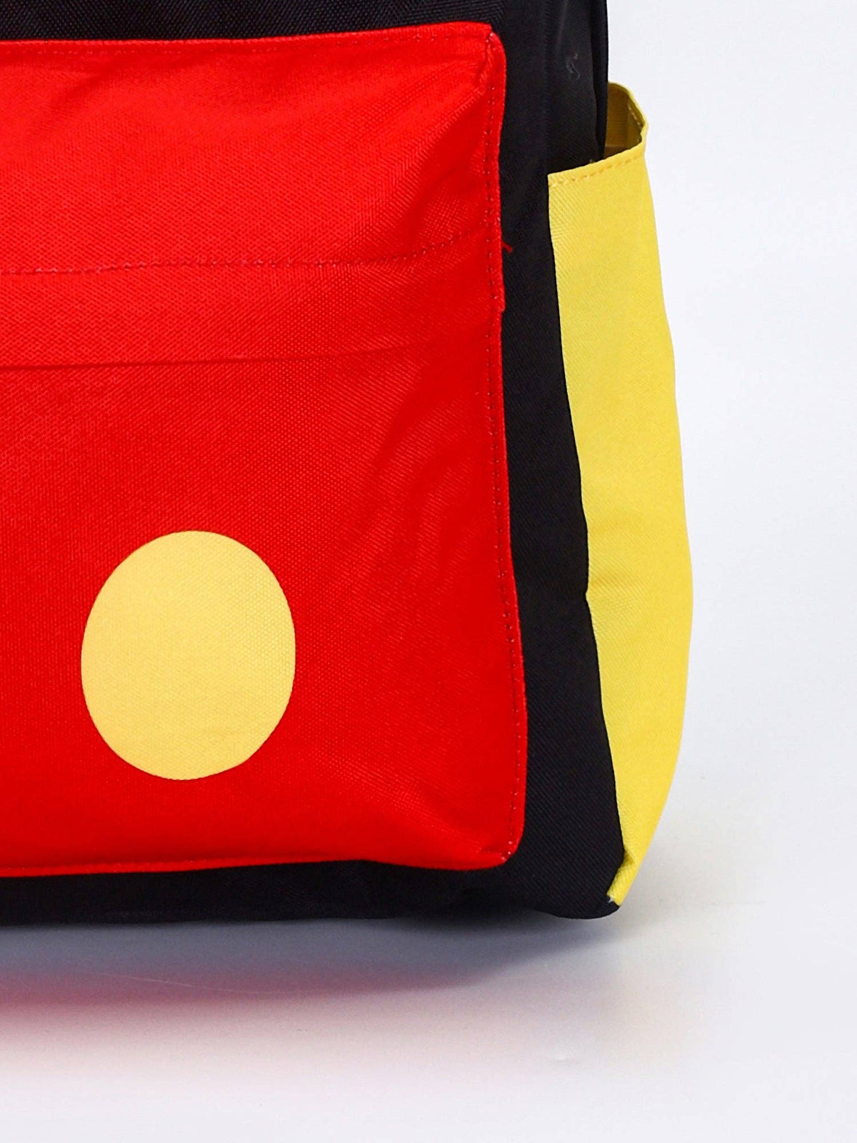 Black Red Kids Printed Backpack