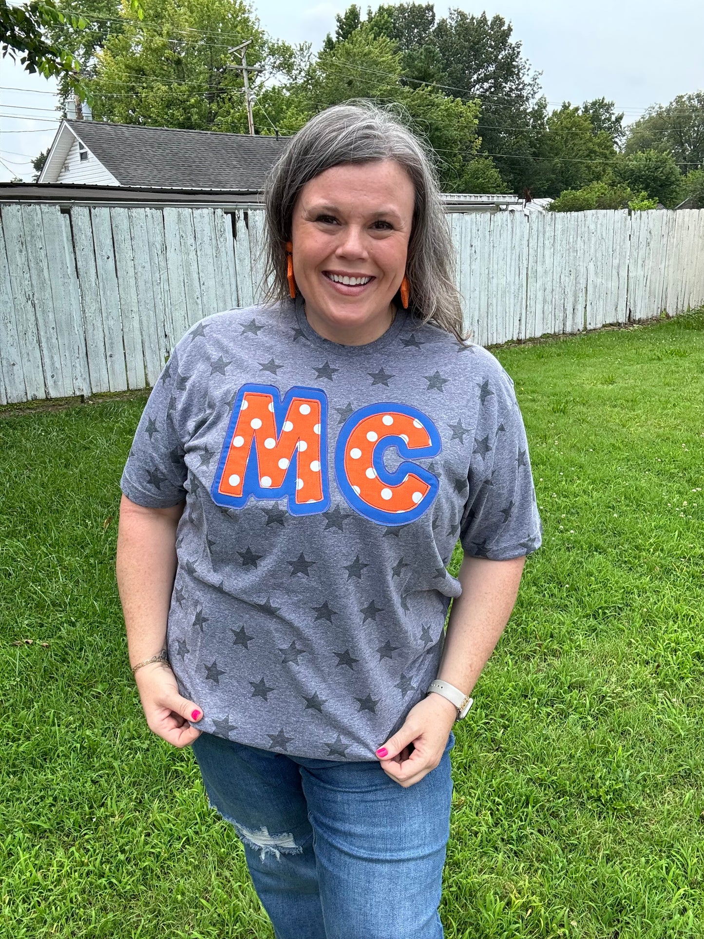 Marshall County Marshals Appliqued Star Tee