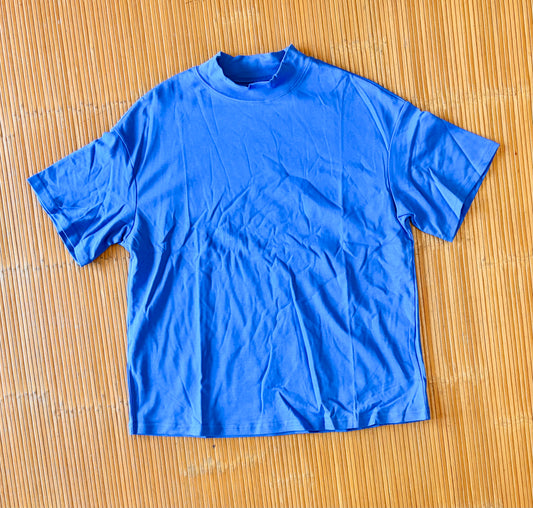 Mock-neck Tee