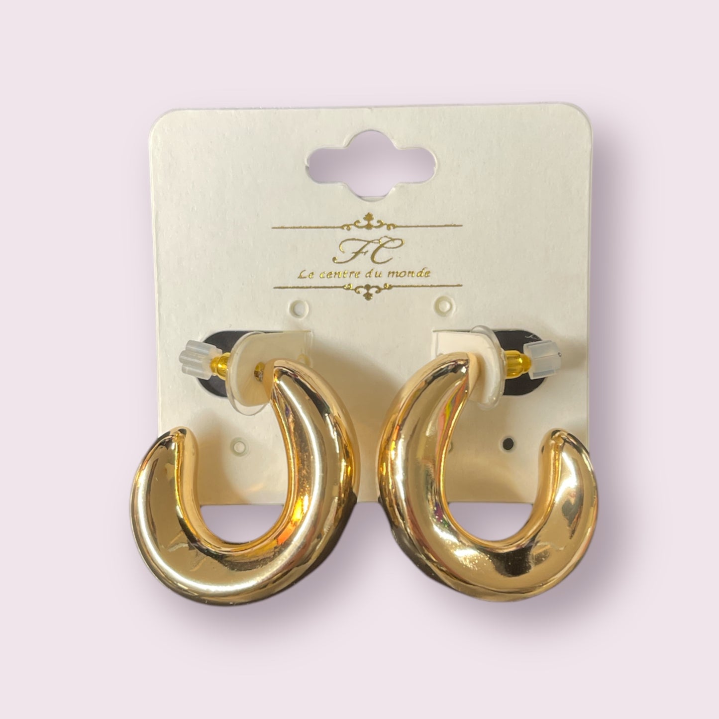 Chunky Open Hoop Earring