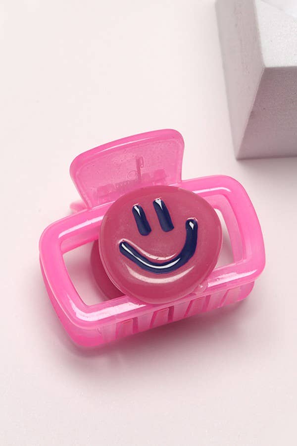 HAPPY FACE HAIR CLIP