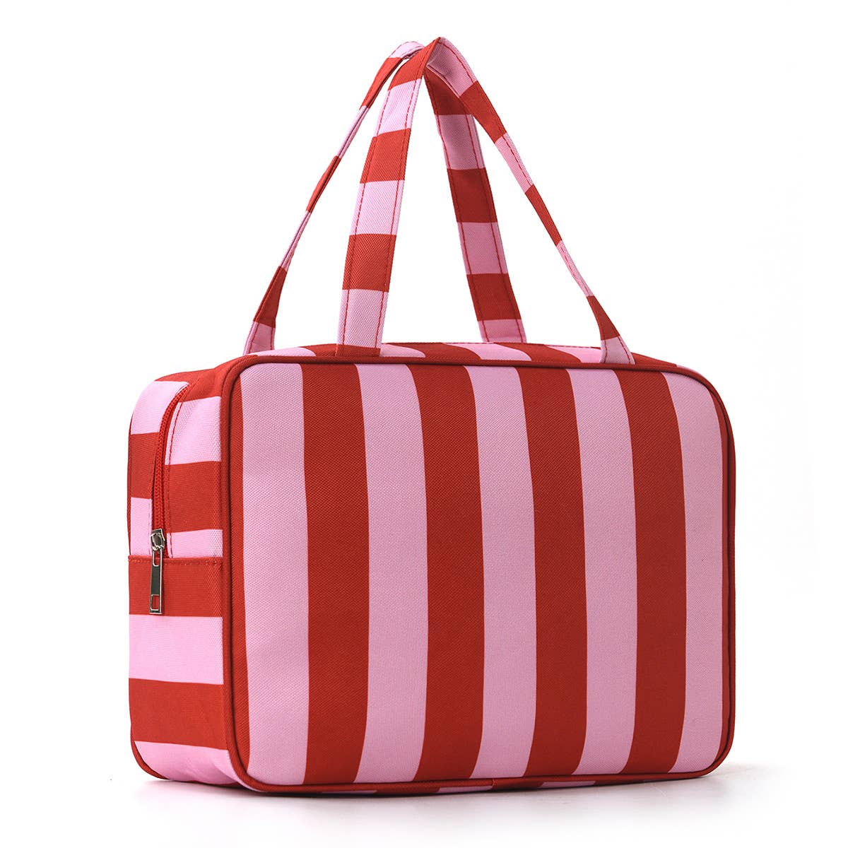 Large Storage Bag Striped Cosmetic Bag