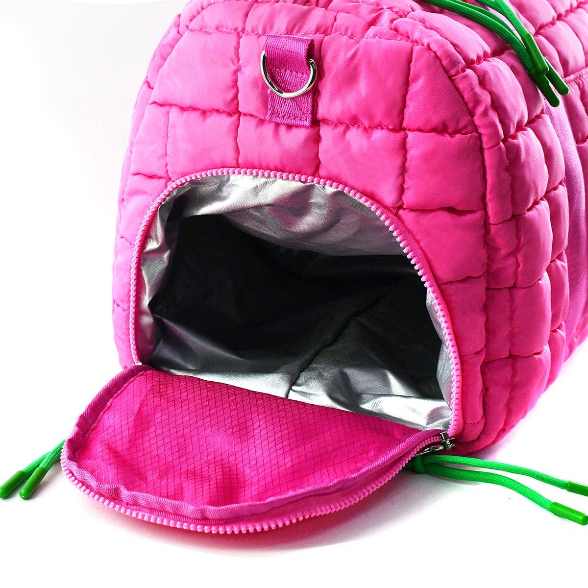 Quilted Puffer Weekender Bag