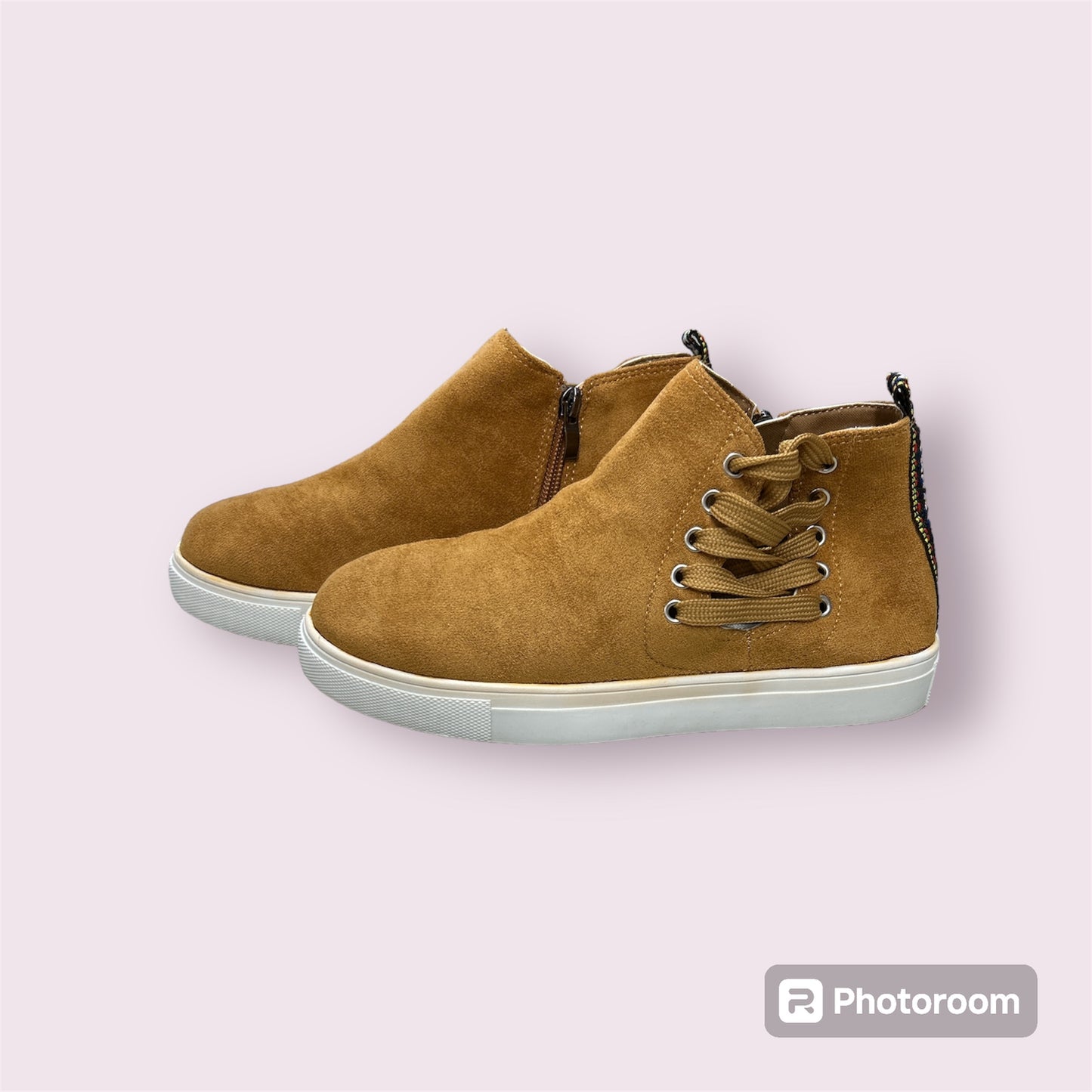 Brown High Top Sneakers