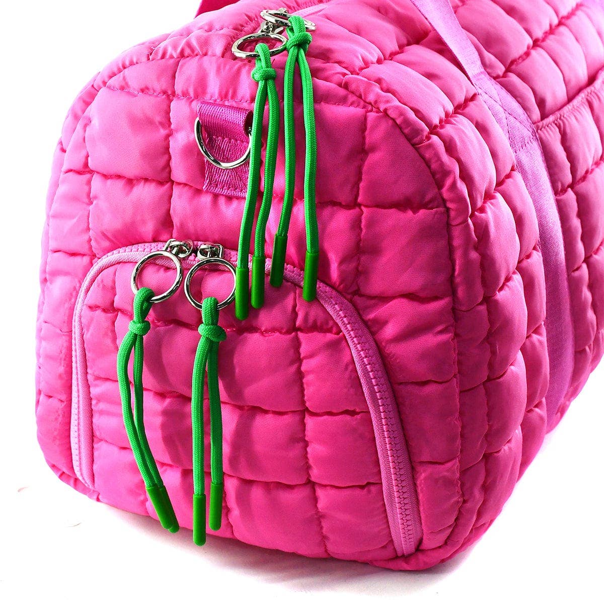 Quilted Puffer Weekender Bag