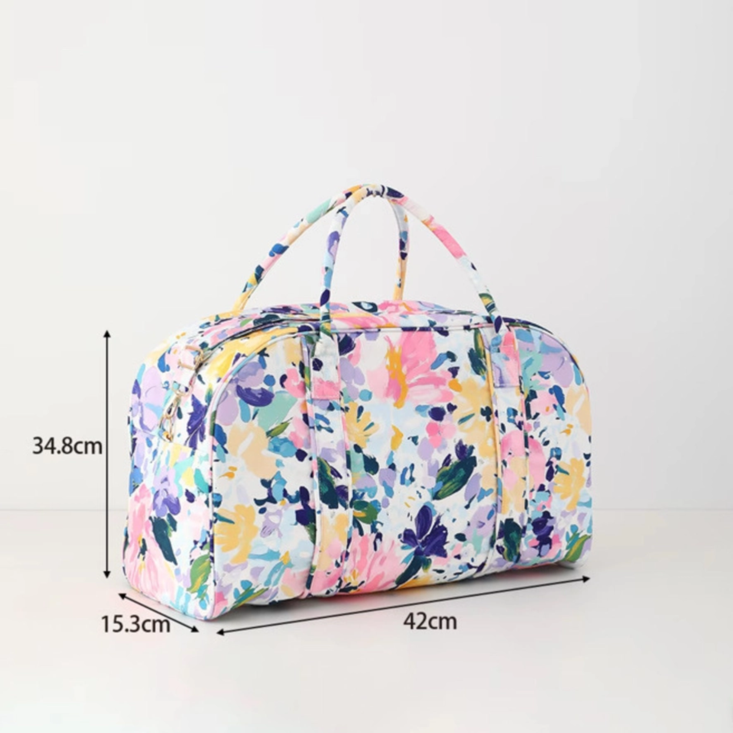 Floral Weekender Duffel Bag Petal Pop