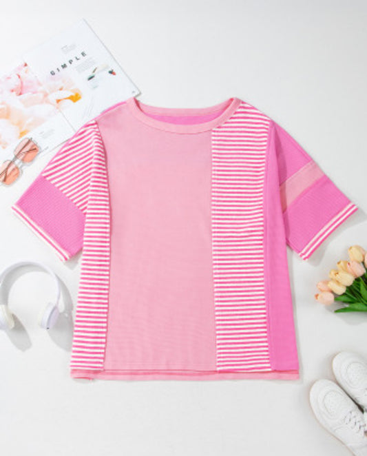 Women’s Pink Stripe Top