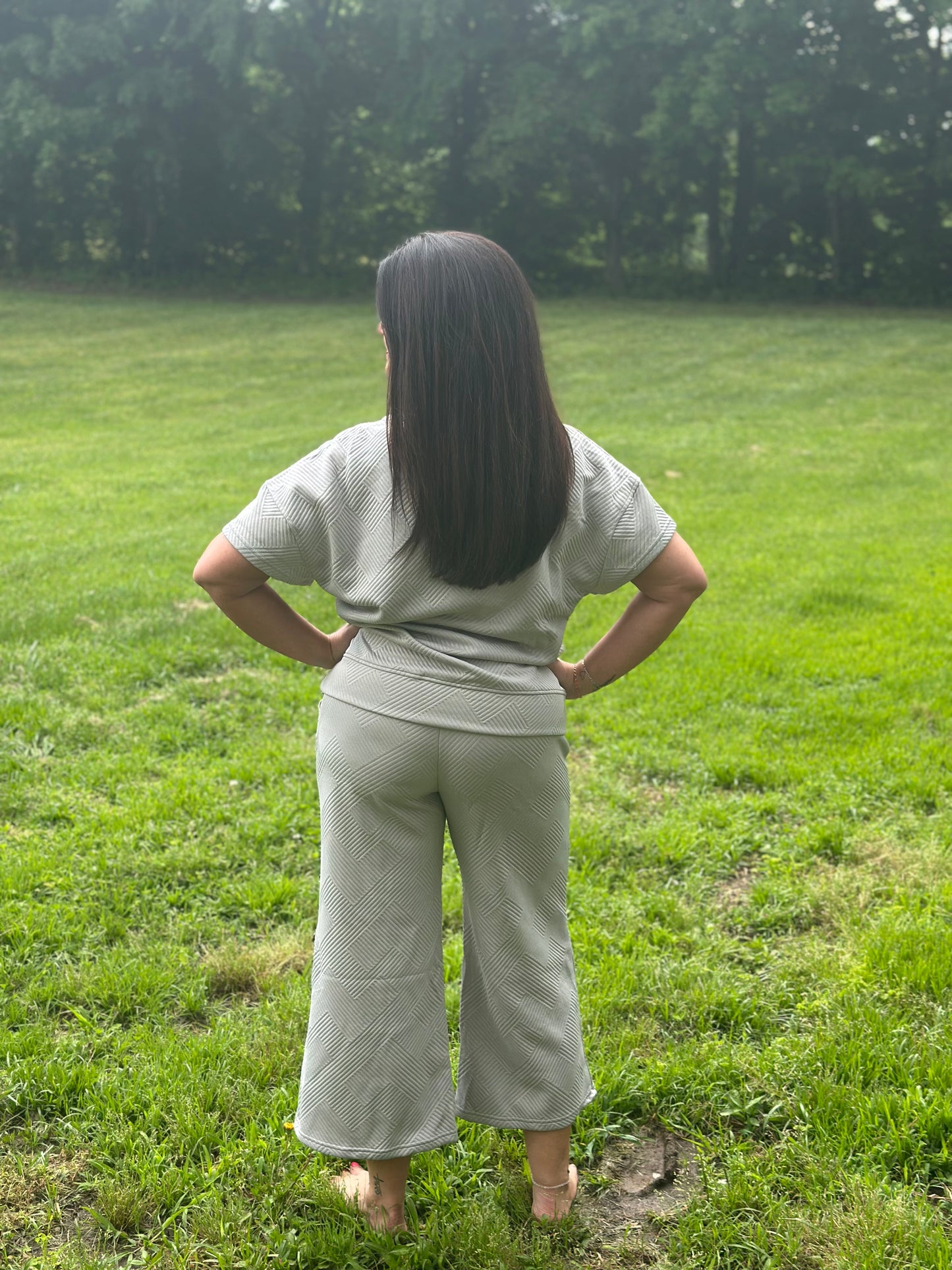 Gray Pant Set