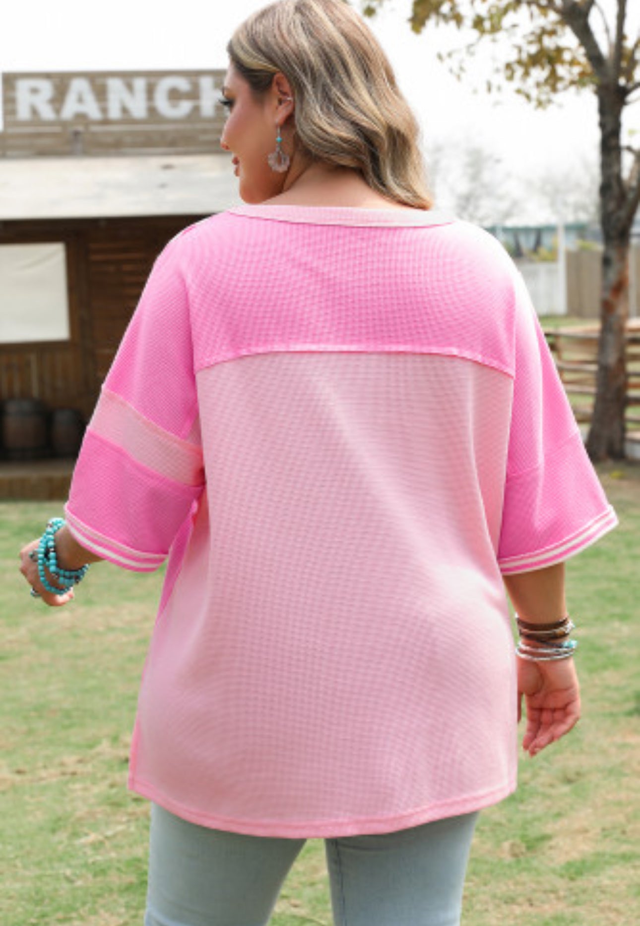 Women’s Pink Stripe Top