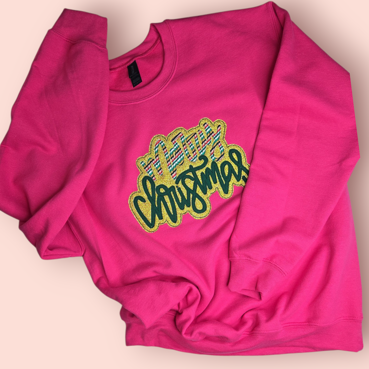 pink merry christmas