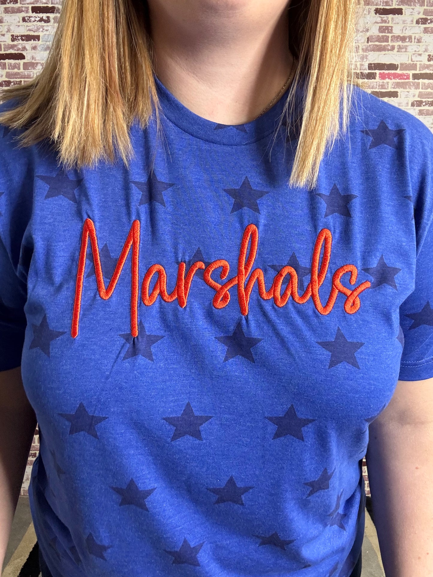 Marshals Blue stars tee
