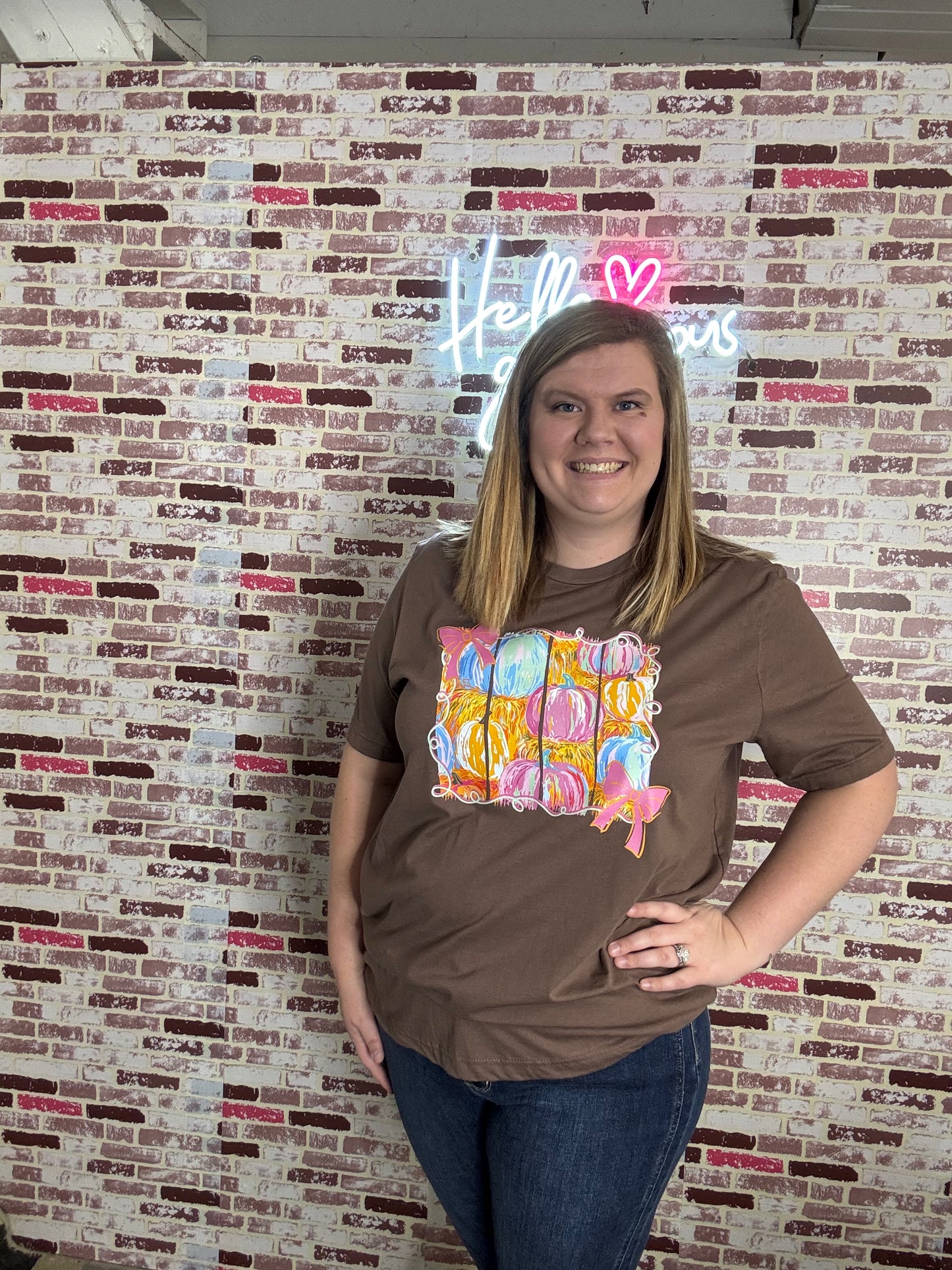 Colorful Pumpkins Tee